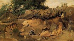 Quarry of the Chaise-Mre at Fontainebleau