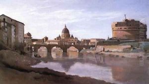 View of St. Peter's and the Castel Sant'Angelo