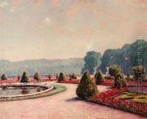 Terrace At Versailles by Wynford Dewhurst