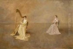 The Duet by Thomas Wilmer Dewing