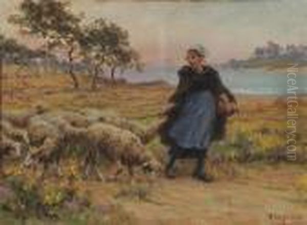 Bergere Et Ses Moutons - view 1