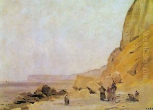Landscape from the french coast by Jean-Baptiste-Camille Corot