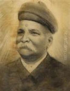 The Artist's Father, A Prabhu Pathare Maratha; Gangubai, Theartist's Second Wife by Mahadev Vishvanath Dhurandhar