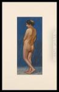Three Female Nudes by Mahadev Vishvanath Dhurandhar