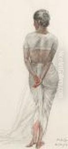 Mharastrian Girl by Mahadev Vishvanath Dhurandhar