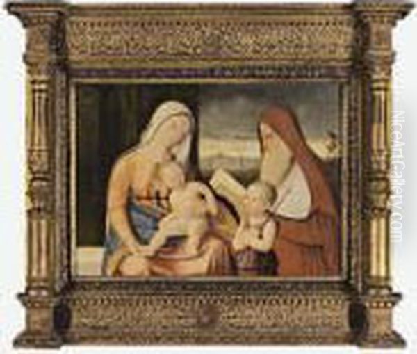 The Madonna And Child With Saint John The Baptist And Saint Jerome - view 1