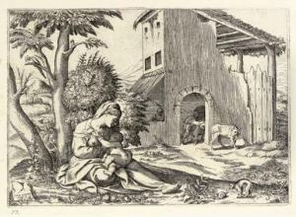 The Rest On The Flight Into Egypt - view 1