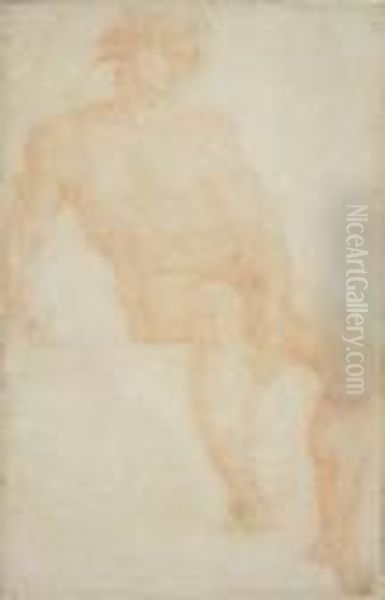 Ignudo After Michelangelo From The Drunkeness Of Noah At The Sistine Chapel - view 1