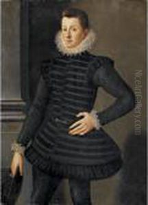 Portrait Of A Young Man, Said To Be Pietro Di Cosimo I Di Medici by Agnolo Bronzino