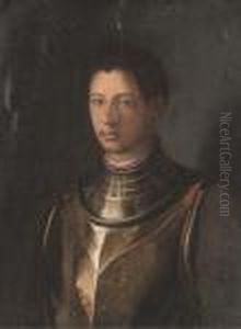 Portrait Of A Gentleman, Bust-length, In Armour