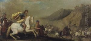 The Miraculous Apparition Of Saint James At The Battle Of Clavijo by Andrea Di Lione