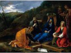 The Three Maries Lamenting At The Foot Of The Cross by Andrea Di Lione