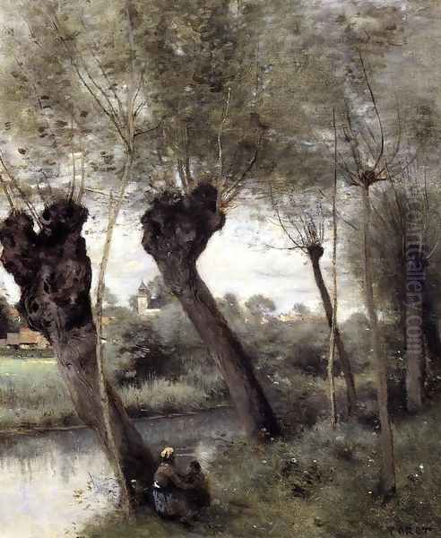 Saint-Nicholas-les-Arras, Willows on the Banks of the Scarpe - view 1