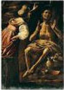 Job Scolded By His Wife by Rutilio Lorenzo Di Manetti