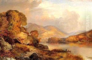 Autumn Landscape 1867 by Jean-Baptiste-Camille Corot