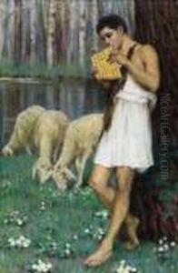 "pastore Che Suona La Siringa" 1911/12 by Guido Di Montezemolo