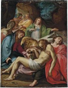 The Lamentation by Ventura Salimbeni