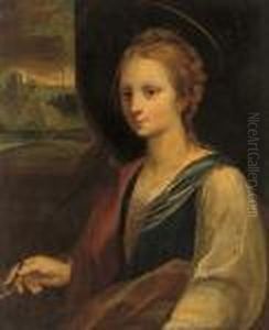 Saint Catherine Of Alexandria by Ventura Salimbeni