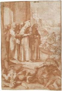 St Clare Repulsing The Saracens From Assisi
