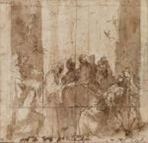 Saint Francis Exorcising Demons From A Young Girl