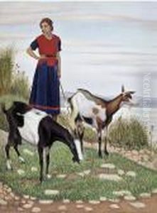 Ritorno Dal Monfenera (guardiana Di Capre)