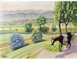Paesaggio Asolano by Cagnaccio Di San Pietro