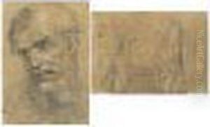 Recto: The Head Of A Bearded
Man, Inclined To The Left; Verso: Study For A Madonna And Child With
Saints Recto: The Head Of A Bearded
Man, Inclined To The Left; Verso: Study For A Madonna And Child With
Saints