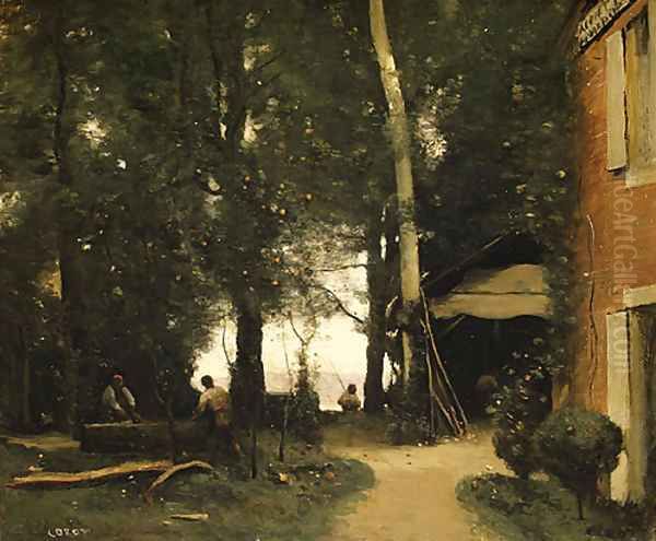 The Banks of the Seine at Conflans 1865 - view 1