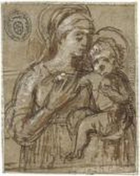 Umkreis: Madonna Mit Kind - view 1