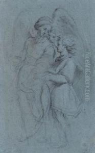 Tobias And The Angel by Santi Di Tito