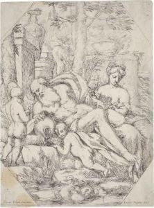 Chronos And Rhea by Giuseppe Diamantini