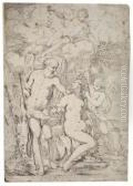 Saturn, Venus, Cupid And Psyche - view 1