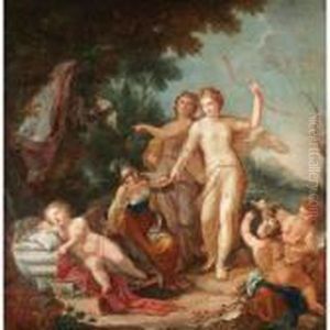 Venus Stealing Cupid's Bow by Giacinto Diano