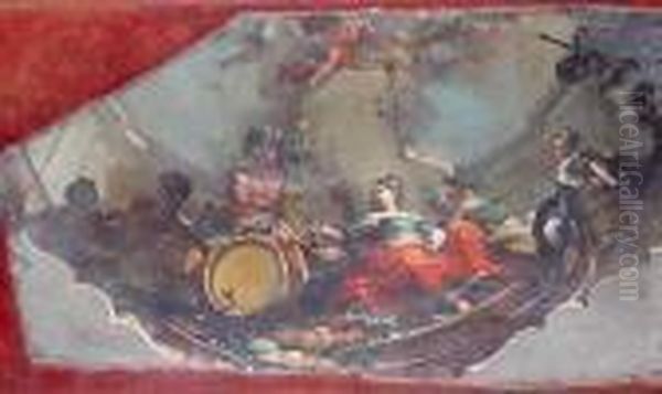 Le Triomphe De Bacchus Et Ariane. Scene De L'histoire Romaine. - view 1