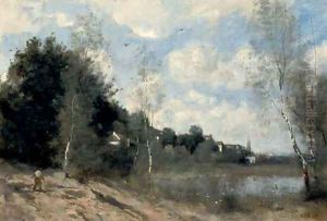 Ville d'Avray 3 by Jean-Baptiste-Camille Corot