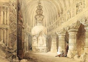 Exterior Of Chaitya Cave, Ajanta, Maharashtra
