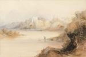 Extensive River Estuary View by Thomas Colman Dibdin