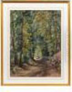 A Country Lane by Thomas Colman Dibdin