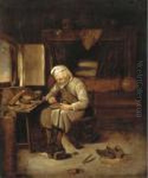 A Cobbler In His Workshop - view 1
