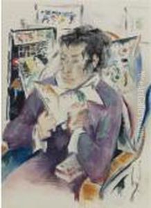Man Reading by Preston Dickinson