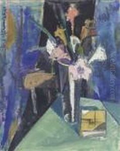 Still Life With Flowers by Preston Dickinson