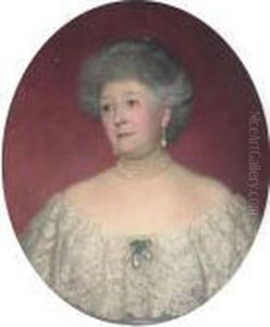 Portrait Of Mrs Ralph Vivian by Dicksie Frank