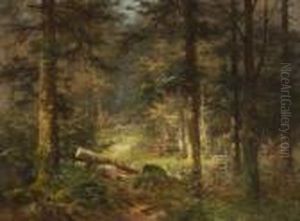 Waldinneres. by Anton Dieffenbach