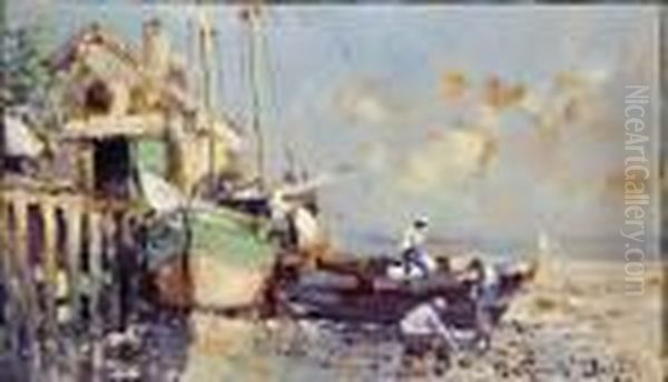 Wharf At Low Tide - view 1