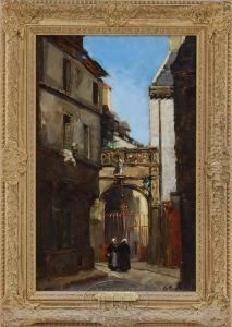 Conversation At The Gate by Arthur Vidal Diehl