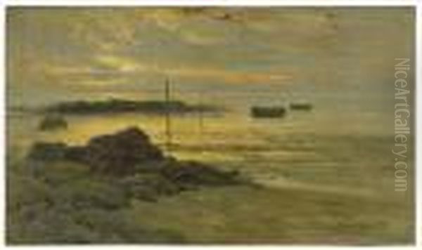 Luminous Coastal Seascape - view 1