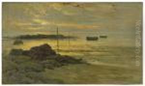 Luminous Coastal Seascape by Arthur Vidal Diehl