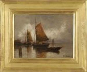 Early Morning Harbor by Arthur Vidal Diehl