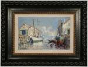 Provincetown Wharf by Arthur Vidal Diehl