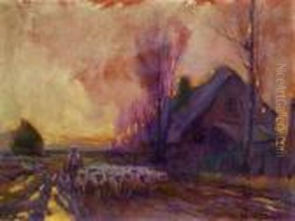 A Shepherd And His Flock - view 1